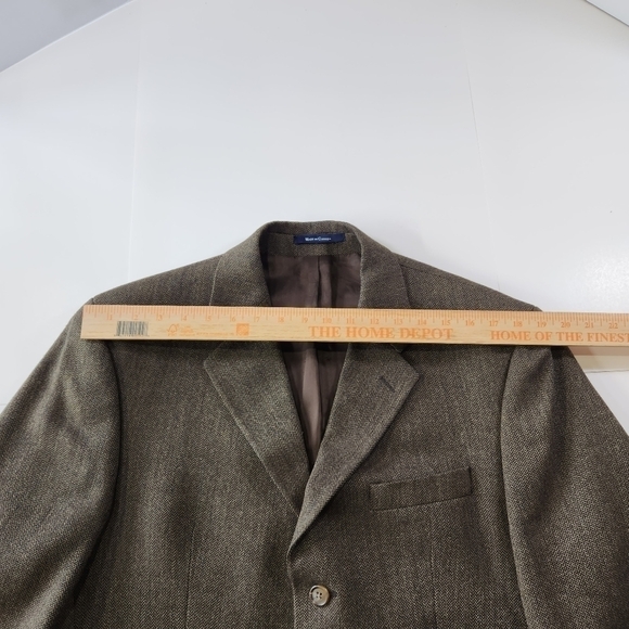 Ralph Ralph Lauren Mens 41R 100% Lambswool Herringbone Blazer Sport Coat Jacket - Picture 9 of 12